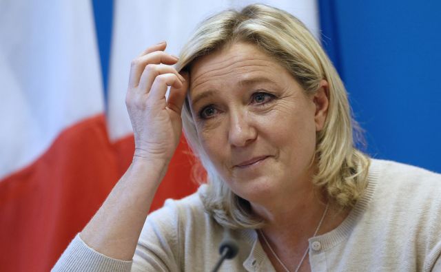 Marine le Pen je bila evropska poslanka do lani. FOTO: Patrick Kovarik/Afp