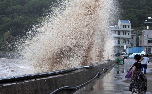 Tajfun Maria, ki je v začetku meseca dosegel Tajvan, na otoku ni povzročil prevelike škode. Zaradi obilnih padavin so s poplavnih območij takrat evakuirali skoraj 3500 oseb. FOTO: China Stringer Network/Reuters