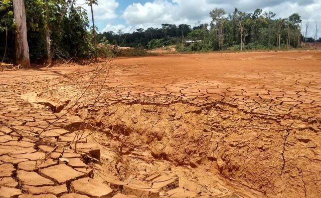 Opustošenje v Surinamu zaradi izkopavanja rud, zlasti zlata in živega srebra. FOTO Arhiv Wwf