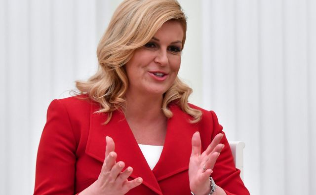 Hrvaška predsednica Kolinda Grabar-Kitarović FOTO: Reuters