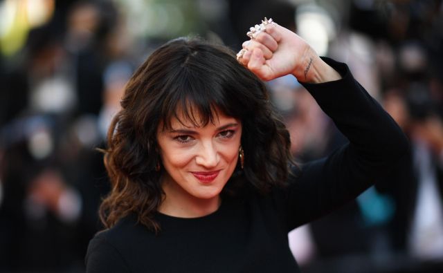 Oktobra lani, ko se je začel pogrom nad Weinsteinom, je Asia postala vodilni obraz gibanja #MeToo. FOTO: Loic Venance/Afp