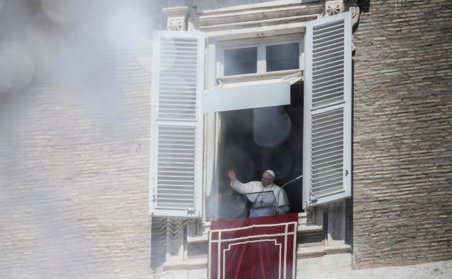 Papež Frančišek FOTO: Filippo Monteforte/AFP