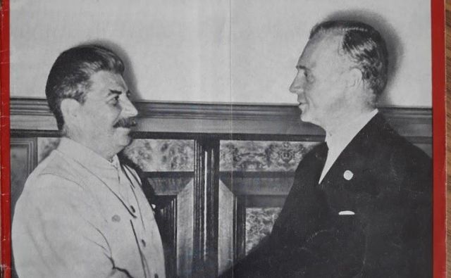 Stalin in Ribbentrop FOTO: Muzej Tiska