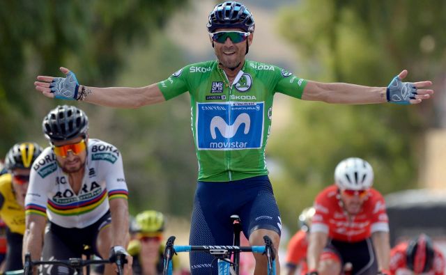 Alejandro Valverde je kralj zahtevnih šprintov. FOTO: AFP