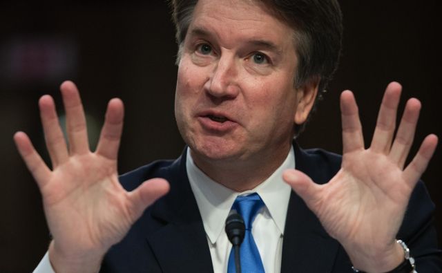 Kandidat za vrhovnega sodnika ZDA Brett Kavanaugh FOTO: AFP