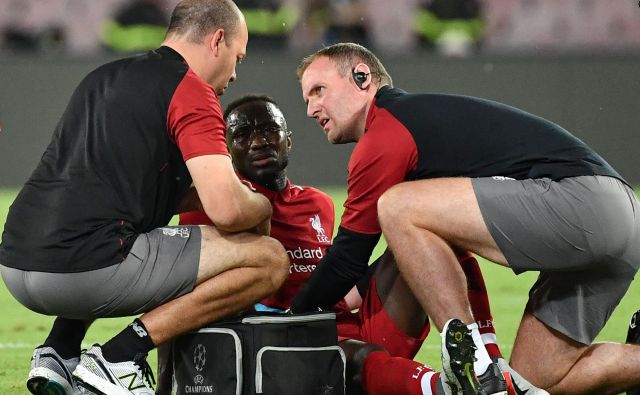 Naby Keita je moral na pregled v bolnišnico. FOTO: AFP