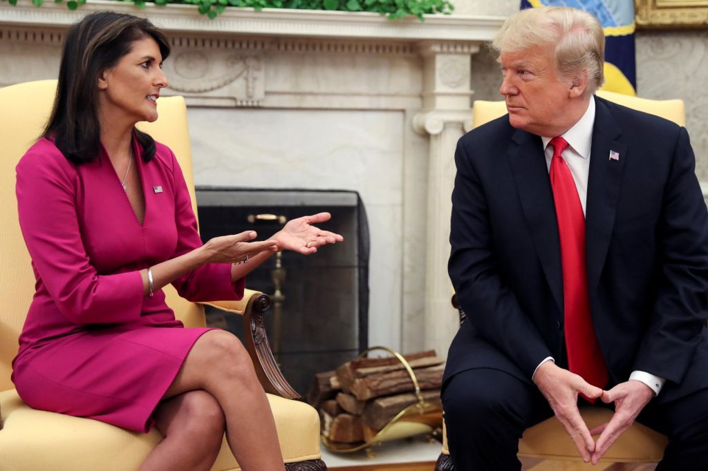 Nenadno slovo spretne veleposlanice Haley
