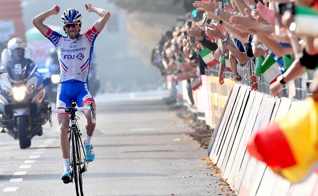 Thibaut Pinot je navdušil tifose. FOTO: AP