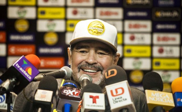 Diego Maradona je bil spet brez dlake na jeziku. FOTO: AFP