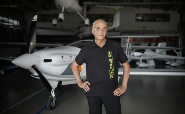 Ivo Boscarol, lastnik in direktor podjetja Pipistrel, v Ajdovščini.