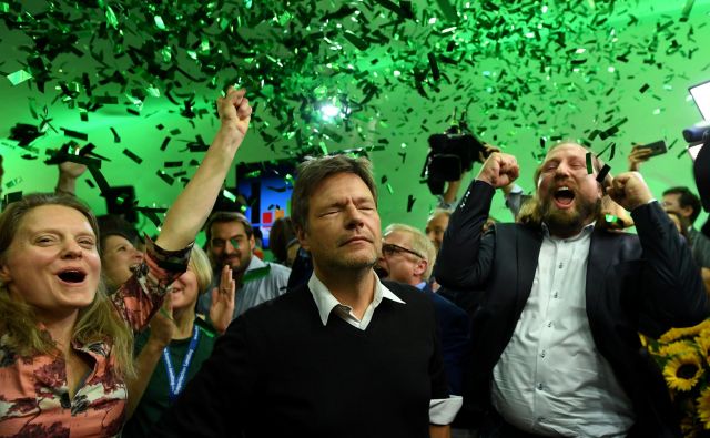 Voditelji Zelenih – na fotografiji z leve Henrike Hahn, Robert Habeck in Anton Hofreiter – so odločni, dinamični, takšni, kot si želijo nemški volivci. Foto: Reuters