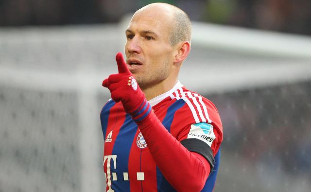 Arjen Robben navzlic slabem Bayernovem štartu ostaja optimist.<br />
FOTO AFP