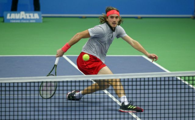 Stefanos Tsitsipas je Grčiji priigral prvo lovoriko ATP v zgodovini. FOTO: AFP