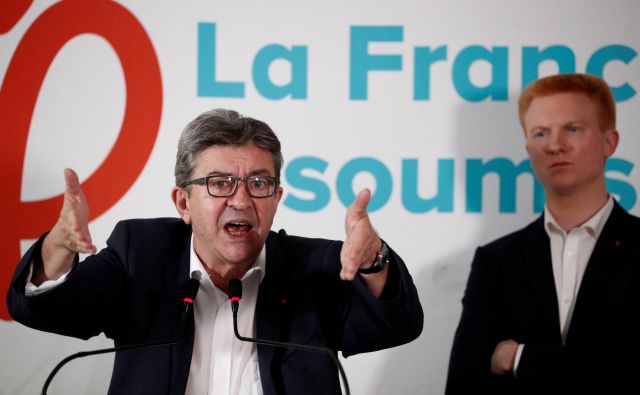 Jean-Luc Mélenchon izgublja živce. FOTO: Reuters