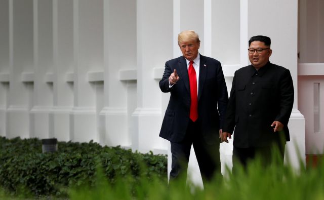 Kim Džong Un bo pred drugim srečanjem z ameriškim predsednikom Donaldom Trumpom v natrpanem urniku naredil še nekaj prostora za ruskega voditelja Vladimirja Putina. FOTO: Reuters