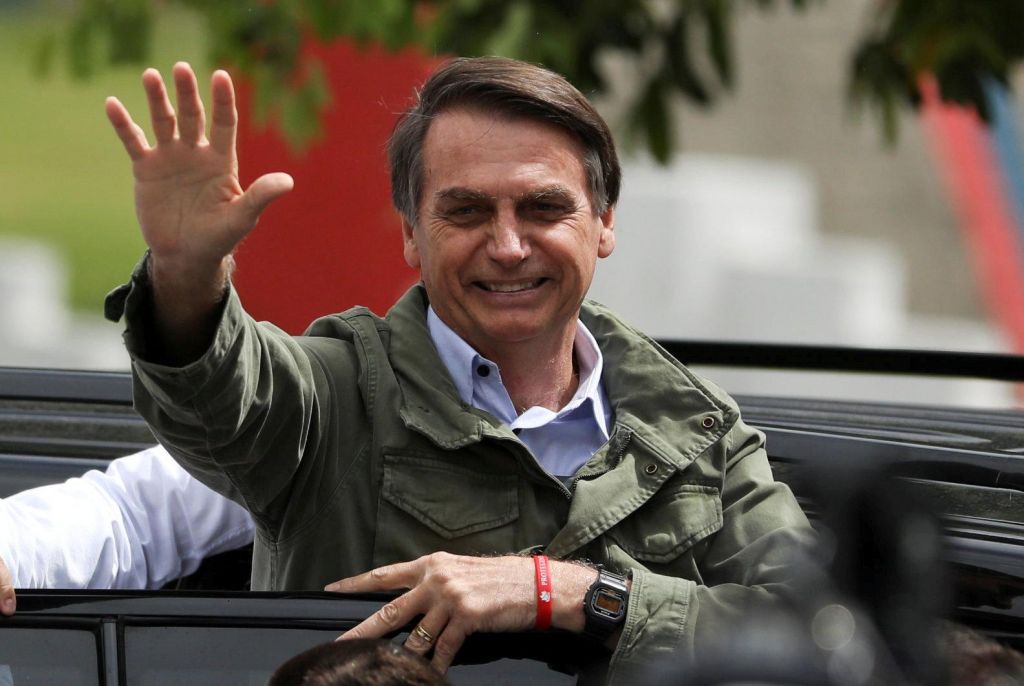 FOTO:Bolsonaro slavil na predsedniških volitvah v Braziliji