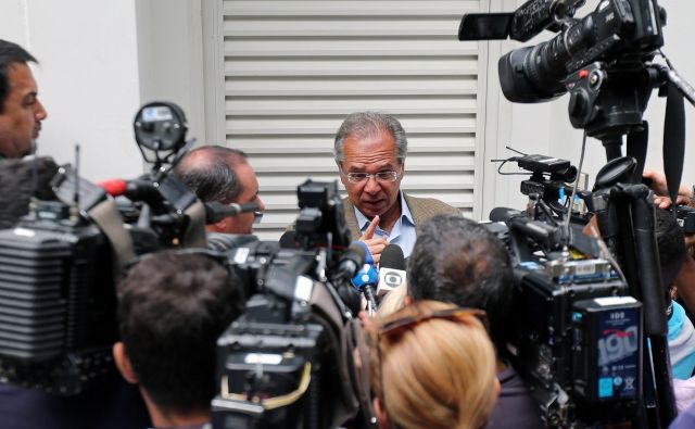 Paulo Guedes bo v Bolsonarovi vladi finančni minister. FOTO: Reuters