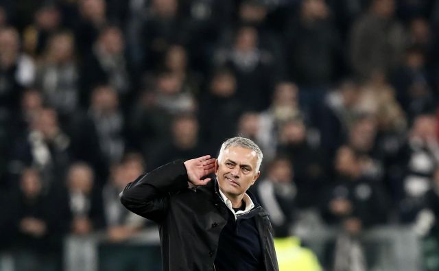 Jose Mourinho si je dal duška po preobratu v Torinu.� FOTO: Isabella Bonotto/Afp