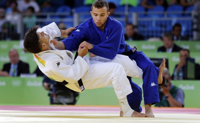 Adrian Gomgoc je v finalu napadel v zadnji minuti. FOTO: Matej Družnik/Delo