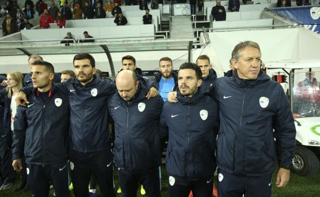 Igor Benedejčič (desno) bo vodil Slovenijo le še na tekmi v Sofiji. FOTO: Jože Suhadolnik