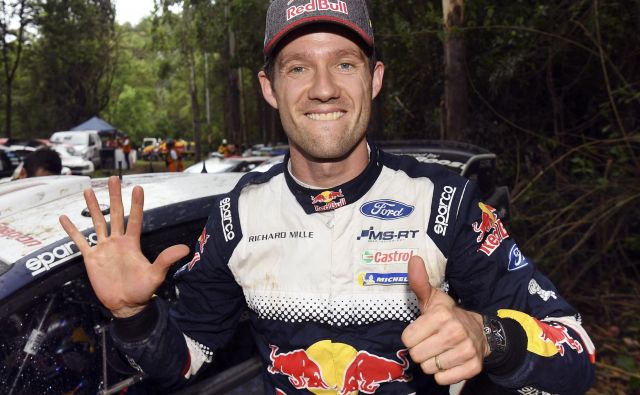 Sebastien Ogier je še šestič zapored postal svetovni prvak. FOTO: AFP