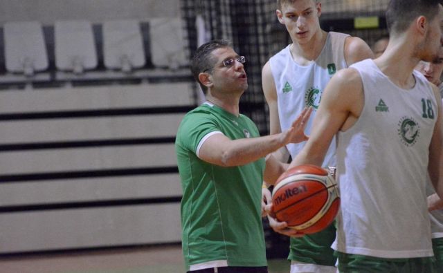 Aleksandar Nikitović je včeraj že vodil stožiško moštvo na treningu. FOTO: Petrol Olimpija