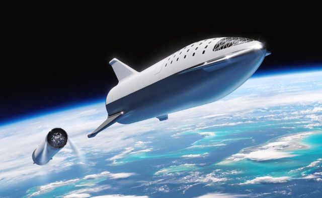 BFR je zdaj Starship. FOTO: SpaceX