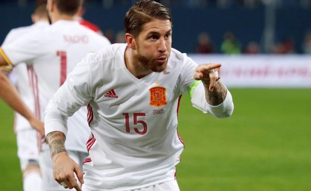 Sergio Ramos se je znašel v dopinškem prestopku, a se UEFA ni zganila. FOTO: Maksim Šemetov/Reuters