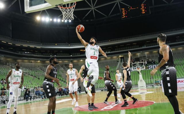 Olimpija je vendarle enkrat v napeti končni uspela zmagati. FOTO: Uroš Hočevar/Delo