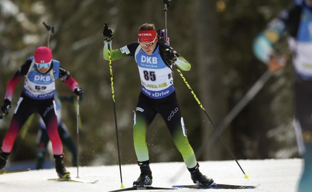 Lea Einfalt kot biatlonka še ni nastopila v Hochfilznu.<br />
FOTO Matej Družnik/Delo