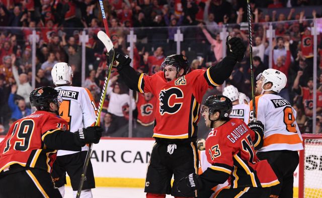 Sean Monahan je bil eden od junakov Calgaryja. FOTO: Reuters