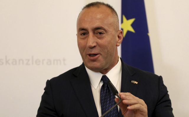 Kosovski premier Ramush Haradinaj je napovedal ponovno zaostritev ukrepov proti Srbiji. Foto AP