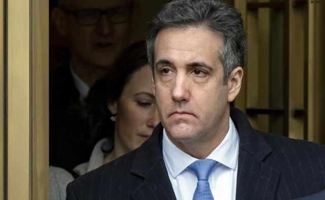 Michael Cohen je dobil triletno zaporno kazen. FOTO: Craig Ruttle/Ap