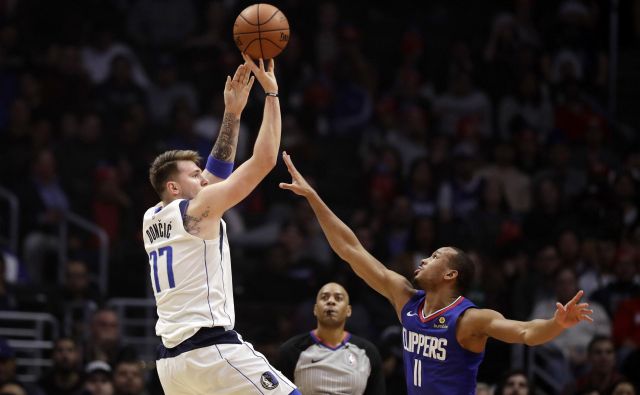 Za Luko Dončićem je nova rekordna noč v ligi NBA. FOTO: AP