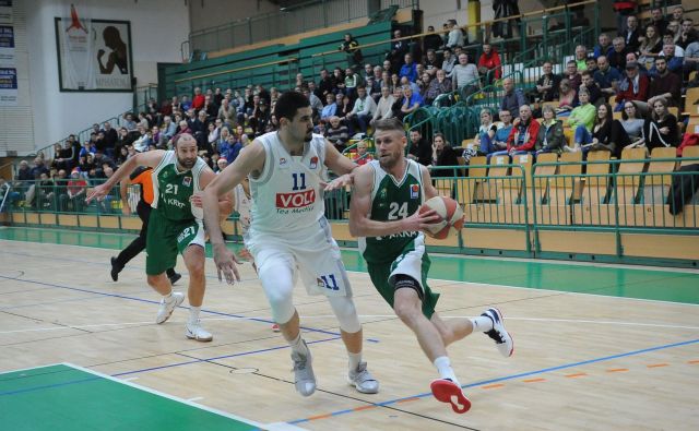 Luka Lapornik je prvi Krkin strelec tudi proti Budućnosti. FOTO: ABA