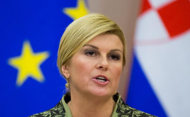 Desnica je imela hrvaško predsednico Kolindo Grabar Kitarović za ikono, zdaj ji obrača hrbet. FOTO: Reuters