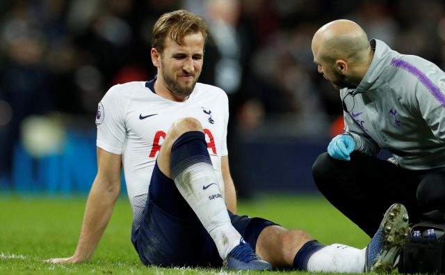 Harry Kane bo izpustil dva meseca zaradi poškodbe gležnja. FOTO: Reuters