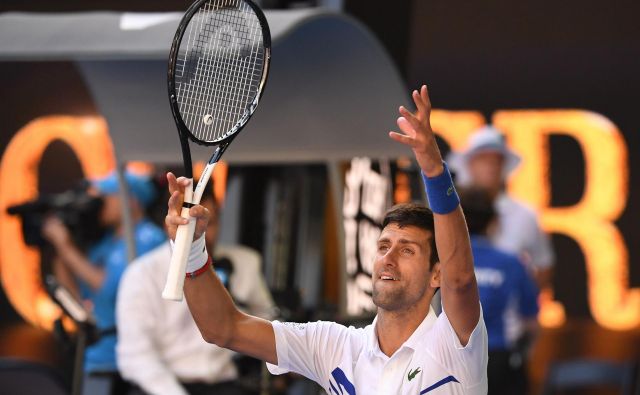 Novak Đoković tudi v Avstraliji igra zelo dobro. FOTO: AFP