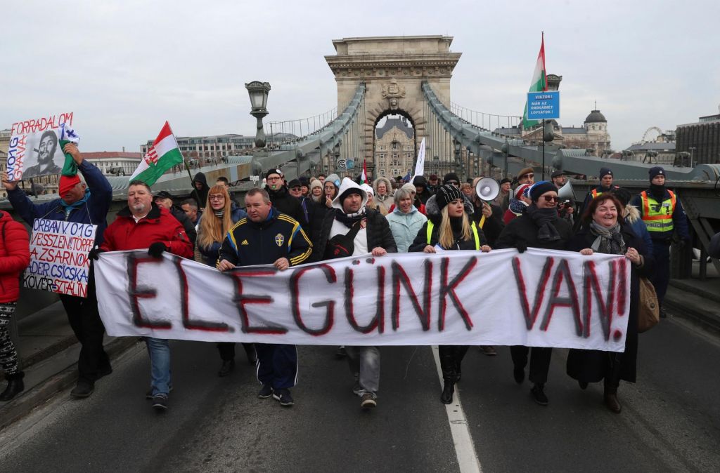 Madžari znova na ulicah zaradi nove delovne zakonodaje