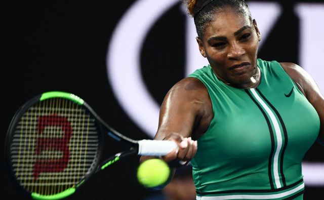 Serena Williams je kljub napakam odpravila št. 1. FOTO: Jewel Samad/AFP