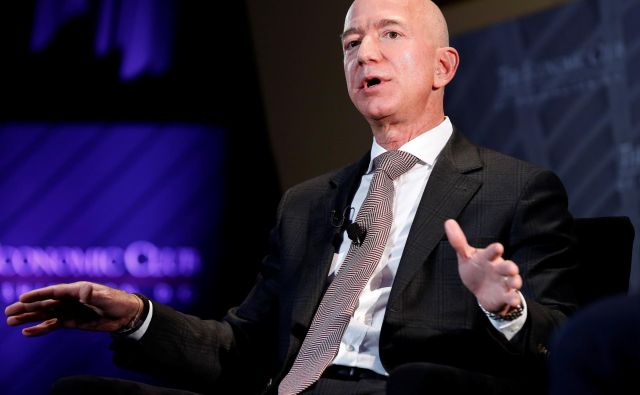 Ustanovitelj Amazona Jeff Bezos je svoje podjetje zagnal v garaži v Seattlu. FOTO: Joshua Roberts/Reuters