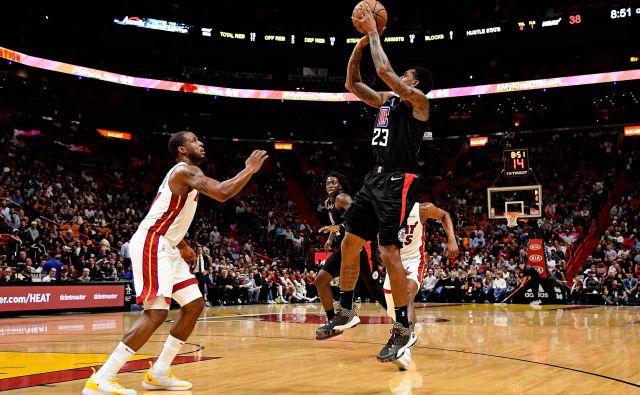 Lou Williams in soigralci so bili previsoka ovira za Miami. FOTO: Jasen Vinlove/Reuters