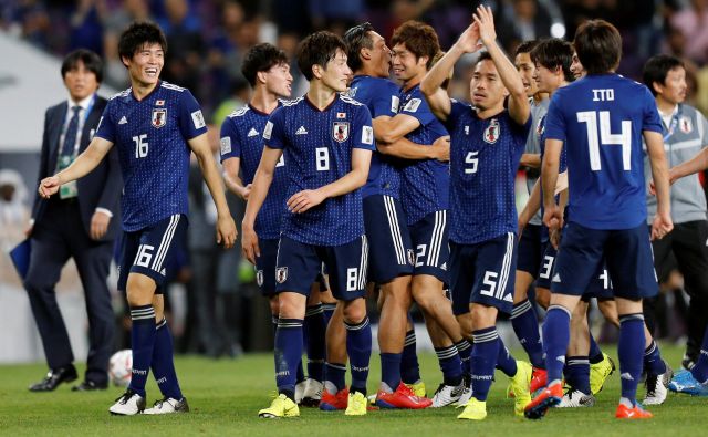 Japonski nogometaši so v polfinalu azijskega prvenstva s 3:0 premagali Iran. FOTO: Reuters