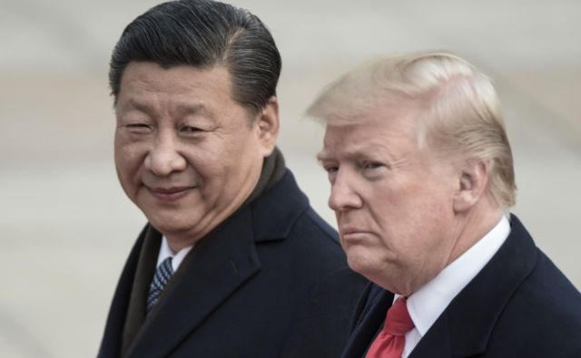 Xi Jinping in Donald Trump. FOTO: AFP