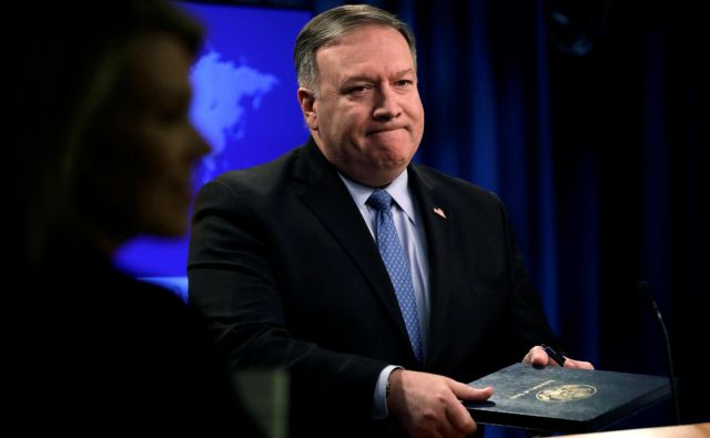 Ameriški zunanji minister Mike Pompeo je uradno obvestil Rusijo, da bodo ZDA čez pol leta odstopile od sporazuma INF. Foto: Reuters