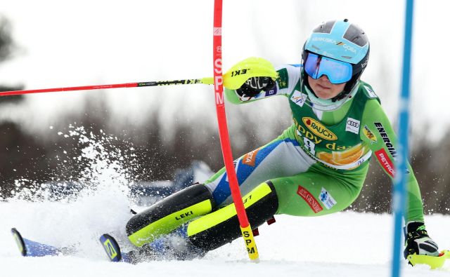 Meta Hrovat bo po 8. in 11 mestu v Mariboru na SP prva slovenska adutinja v tehničnih disciplinah. FOTO: Tomi Lombar