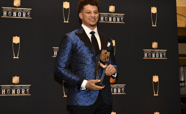 MVP sezone 2018 je Patrick Mahomes. FOTO: Reuters