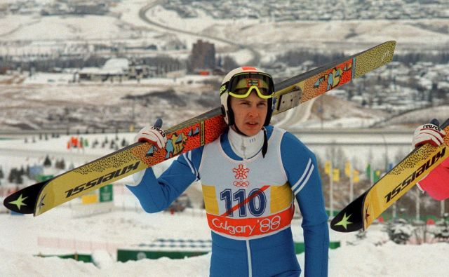 »Leteči Finec« je na skakalnicah in letalnicah osvojil vse, kar se je dalo. Razred zase je bil na olimpijskih igrah v Calgaryju leta 1988. FOTO: AFP