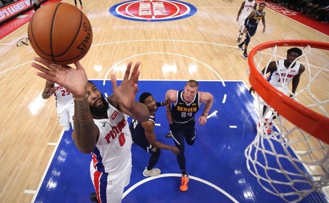 Andre Drummond je bil najučinkovitejši doslej v sezoni. FOTO: Gregory Shamus/AFP