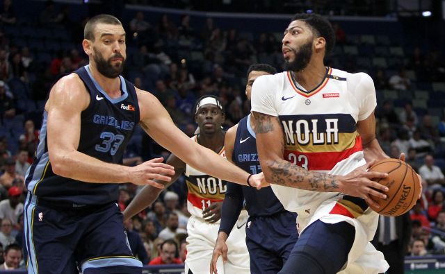 Marc Gasol (levo) je bil Memphisu zvest debelo desetletje. FOTO: Chris Graythen/AFP